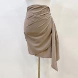 Xpqbb  Style Irregular Mini Skirts Women Summer 2023 New High Waist Office Short Skirts Ladies Slim Fit Body Hip Skirt