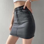 Xpqbb Denim Skirt For Women Y2k Streetwear  Package Hip Mini Skirts Female  Style High Waist Thin Short Jean Skirts