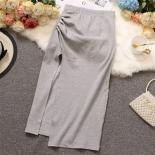 Lucyever  High Split Hip Wrap Skirts Female Solid Color Slim Fit Office Pencil Skirt Women Elegant High Waist Midi Skirt