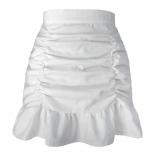 Faldas Mujer Moda cintura alta Floral Aline Faldas Mujer verano corto Kawaii Mini falda Mujer ropa Faldas