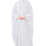 Hooded Abaya Muslim Women Prayer Garment Hijab Dress Arabic Robe Overhead Kaftan Khimar Jilbab Eid Ramadan Gown Islamic 