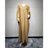 Muslim Kaftan Abaya Dress For Women Fashion Diamonds Batwing Sleeve Evening Robe Morocco Kaftan Middled East Islamic Clo