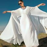 Luxueux Cape manches en mousseline de soie 2023 mariage brillant longue robe de soirée Banquet festif strass robe de bal pour le