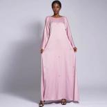 2023 New Muslim Turkish Abayas Jalabiya Women Ramadan Clothes Moroccan Caftan Party Maxi Dress Arabic Kaftan Satin Femal