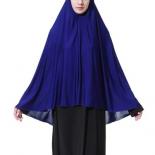 צעיף נשים מוסלמיות דובאי בסגנון לאומי צבע אחיד ברדס הוי שירות פולחן משפחתי ערבי אמירה חיג'אב צעיף מלא