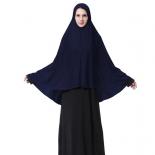 צעיף נשים מוסלמיות דובאי בסגנון לאומי צבע אחיד ברדס הוי שירות פולחן משפחתי ערבי אמירה חיג'אב צעיף מלא