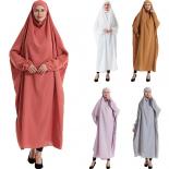 Ramadán musulmán de una pieza prenda de oración vestido Hijab prenda con capucha completa Jilbab mujeres cubierta Jilbab Niqab I