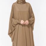Abaya Prayer Garment Long Khimar Muslim Traditional Festival Jersey Hijab Clothes Light Soft Comfortable Tenue Musulmane