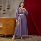 Women Large Plus Size Maxi Dress Elegant Evening Party 2023 New Luxury Designer Long Oversize Muslim Turkey Festival Clo