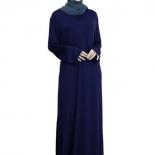 Abaya High Quality Nida Modest Dress Fashion Muslim Eid Ramadan Islamic Clothing Women Plus Size Ramadan Robe Long Sleev