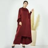 Conjunto de Jilbab largo de 2 piezas para Ramadán, ropa de oración para mujeres musulmanas Abaya, vestido de oración saudí de Du