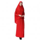Jilbab Abaya Dubai Women Khimar Hooded Hijab Prayer Top + Skirt Muslim Islamic Clothing Ramadan Robe Prayer Garment Musl