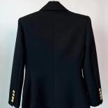 High Street Newest Fashion 2023 Designer Jacket Women's Dimensional Embossed Flower Button Blazer