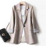 2023 Autumn Women Blazers And Jackets Long Sleeve Slim Business Suit One Button Office Lady Blazers Suit Female Jacket