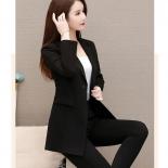 Spring Autumn Formal Solid Blazer Women Jackets Office Full Sleeves Suits Classic  Female Blazers Outerwear Basic Coats