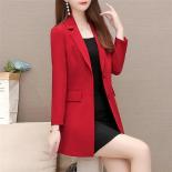 Spring Autumn Formal Solid Blazer Women Jackets Office Full Sleeves Suits Classic  Female Blazers Outerwear Basic Coats