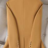 Xfpv Women's Casual Black  Long Sleeve Single Breasted Blazer  Temperament Coat Jacket Fashion New Tide Spring Autumn 20