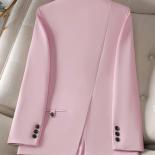 Autumn Winter Casual Women Blazer Ladies Black Pink Apricot Long Sleeve Female Straight Jacket Coat  Blazers