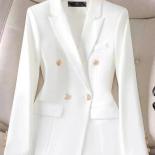 Gray Navy Black Formal Blazer Women Ladies Female Long Sleeve Single Breasted Solid Work Wear Jacket