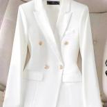 Gray Navy Black Formal Blazer Women Ladies Female Long Sleeve Single Breasted Solid Work Wear Jacket