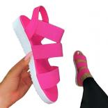 סנדלים נשים 2023 בד נמתח חדש לנשים סנדלים נושמים לנשים נעלי נשים נעלי נשים ללא החלקה