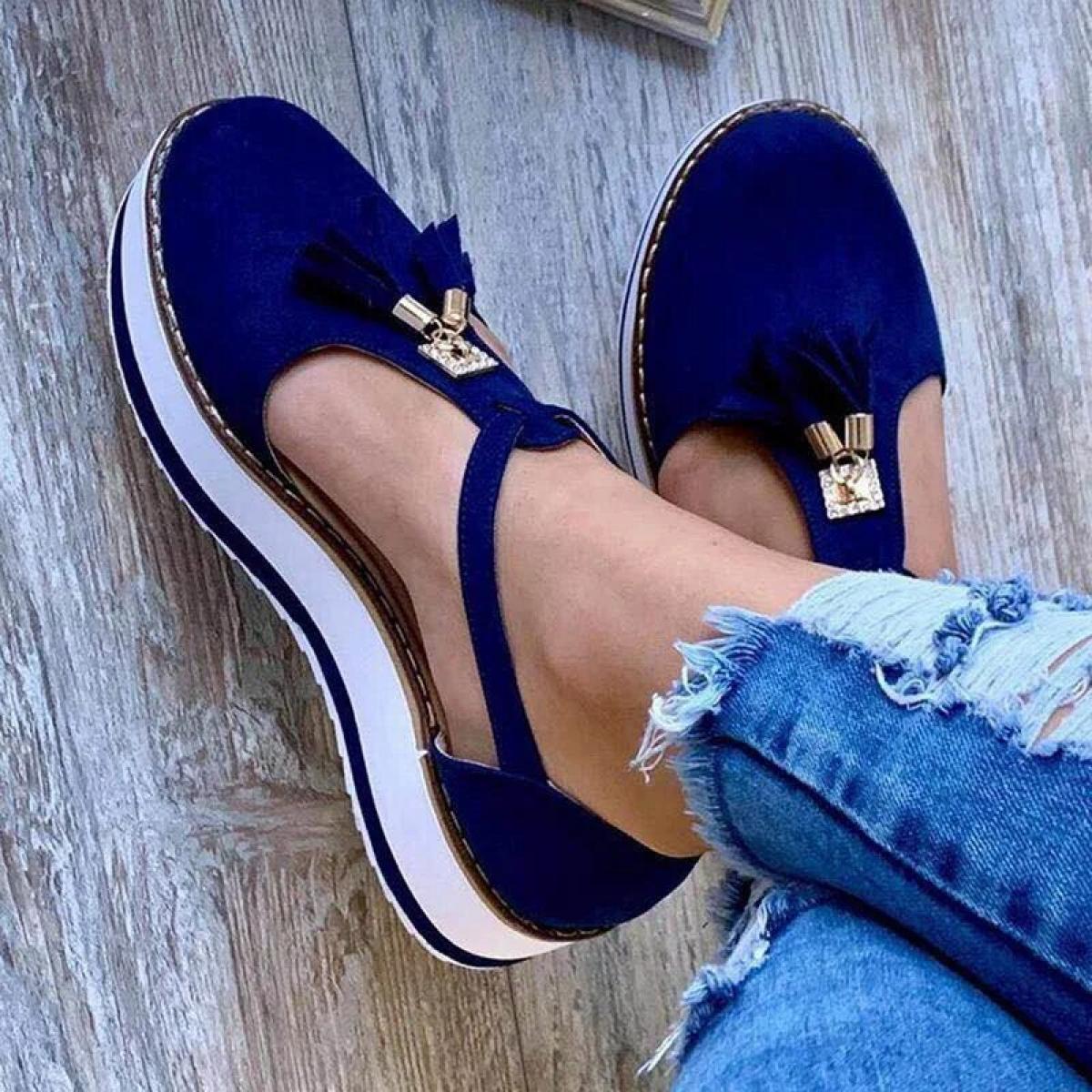 Chaussure plate ete online femme