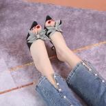 New Women's Sandals Slippers Classic High Heels Pointed Toe Slides Butterfly Knot Women Outdoor Party Shoes Of Women Thi