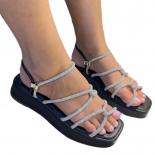 Shoes For Women Hot Sale Open Toe Women's Sandals Summer Roman Sequins Beach Sandals Female Casual Platform Sandals Zapa