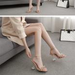 Bkqu 2022  New Design    High Heels Women Sandals Summer Gladiator Party Dress Buckles Pumps Shoes Size 35 43