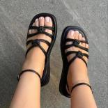 Ladies Shoes On Sale 2023 New Platform Women's Sandals Summer Outdoor Office Women Sandal Buckle Solid Female Casual San