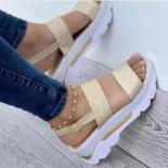 Women's Shoes 2023 High Quality  Buckle Strap Women's Sandals Summer Daily Sandals Ladies Thick Bottom Sandals Ladies Za