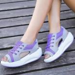 Women's Sports Sandals New Summer Open Toe Platform Wedge Sandals For Women Outdoor Breathable Mesh Ladies Casual Shoes 