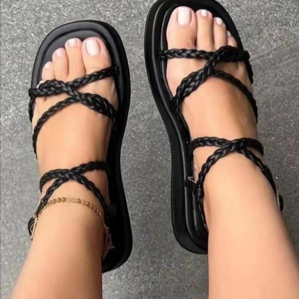 23 46 US Zapatos de talla grande 43 para mujer sandalias de