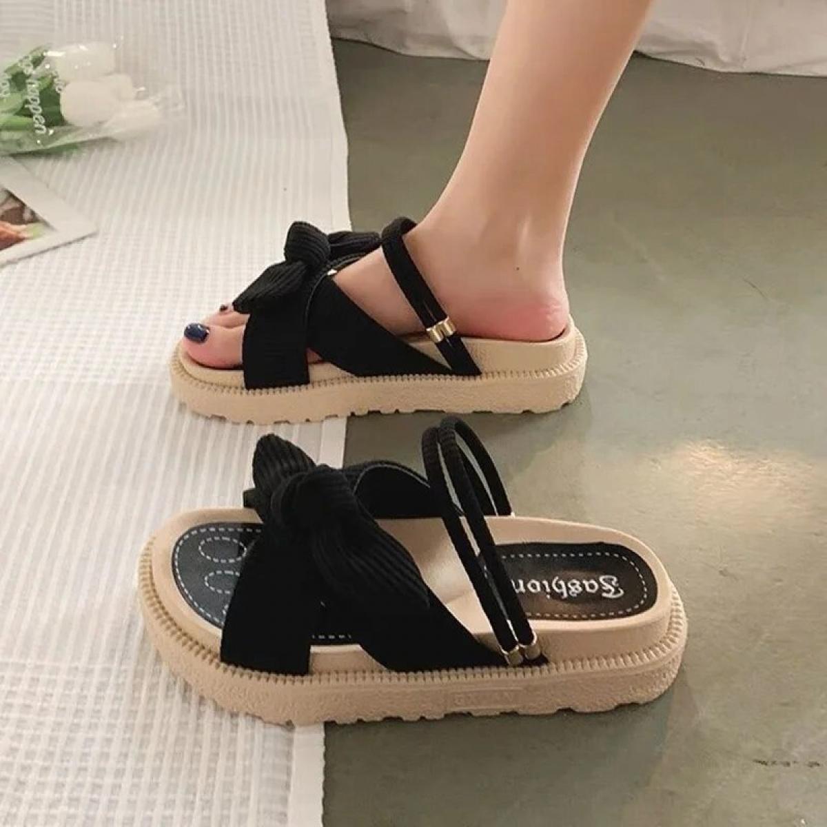 2023 New Shoes For Women Summer Women's Sandals Fashion Student Platform Shoes Roman Sandals Ladies Casual Flats Shoes F