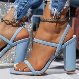 Ladies High Heels Summer New  High Heels Open Toe Sandals Ladies Casual Sandals Fashion Comfort Slippers Zapatos Mujer 2