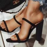נעלי עקב לנשים קיץ חדשות עם עקבים גבוהים סנדלי נשים קז'ואל סנדלי נוחות אופנה נעלי בית zapatos mujer 2