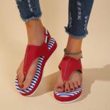 Summer Shoes For Women 2023 Fashion Platform Women's Thong Sandals Roman Flat Ladies Casual Sandals Female Beach Shoes S