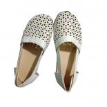 Size 43 Women's Shoes 2023 Summer New Women's Sandals Vintage Round Toe Hollow Out Sandals Comfortable Flat Bottom Sanda