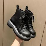 British Style Fashion Women's Ankle Boots 2022 Female Shoes Autumn Lace Up Boots Platform Woman Footwear Sneakers Sports