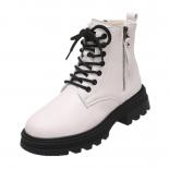 2022 New Autumn Winter Martin Boots Women Platform Black Ankle Boots For Women Short Plush British Style Shoes Zip Laceu