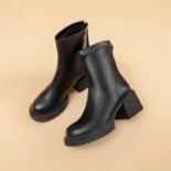 2022 New Autumn Winter Chelsea Boots Women Platform Beige Black Ankle Boots For Women Concise Wedges Shoes Zipper Fringe