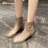 Autumn Shoes For Women Boots Ladies 2022 New High Heels Luxury Woman Boot Female Winter Wedge Clearance Offers Black Kha