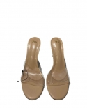 za new קיץ סטילטו עגול בוהן עקבים גבוהים לנשים רצועה חד קו סנדלים שקופות נעלי אופנת נשים נעלי קז'ואל