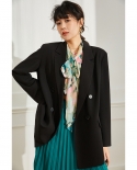 Small Suit For Women 23 New Autumn Wide Shoulder  Style Daily Casual Slim Commuter Suit Jacket Top For Women 12818