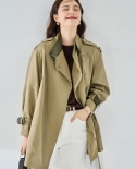 23 Autumn New Not Easy To Wrinkle Leather Commuting Casual Handsome Drape Stand Collar Short Windbreaker Jacket Women 23