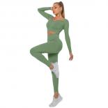 Yoga Clothes Set Long Sleeve  Yoga Clothes Seamless Suit  Female Workout Clothes Set  Yoga Sets  