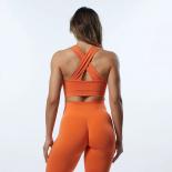 Seamless Gradient Yoga Sets Sports Fitness High Waist Hiplifting Pants Beauty Back Bra Suits Workout Gym Leggings Set Fo