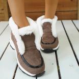 النساء أحذية الشتاء الثلوج أحذية جديدة عالية الجودة الدافئة أفخم الشتاء أحذية السيدات الشقق كعب الراحة موضة الجلد المدبوغ القطن 