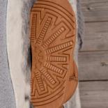 Botas de nieve con plataforma de felpa gruesa para mujer, zapatos de algodón de piel para mantener el calor, botines de gamuza s