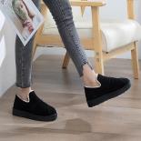 2023 Snow Boots Women's Short Tube Thickened Cotton Shoes Non Slip Winter New Shoes Student Women's Shoes  Black Boots